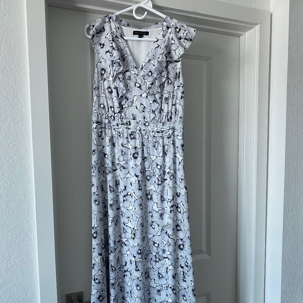 Banana Republic Floral & Ruffle Maxi Dress